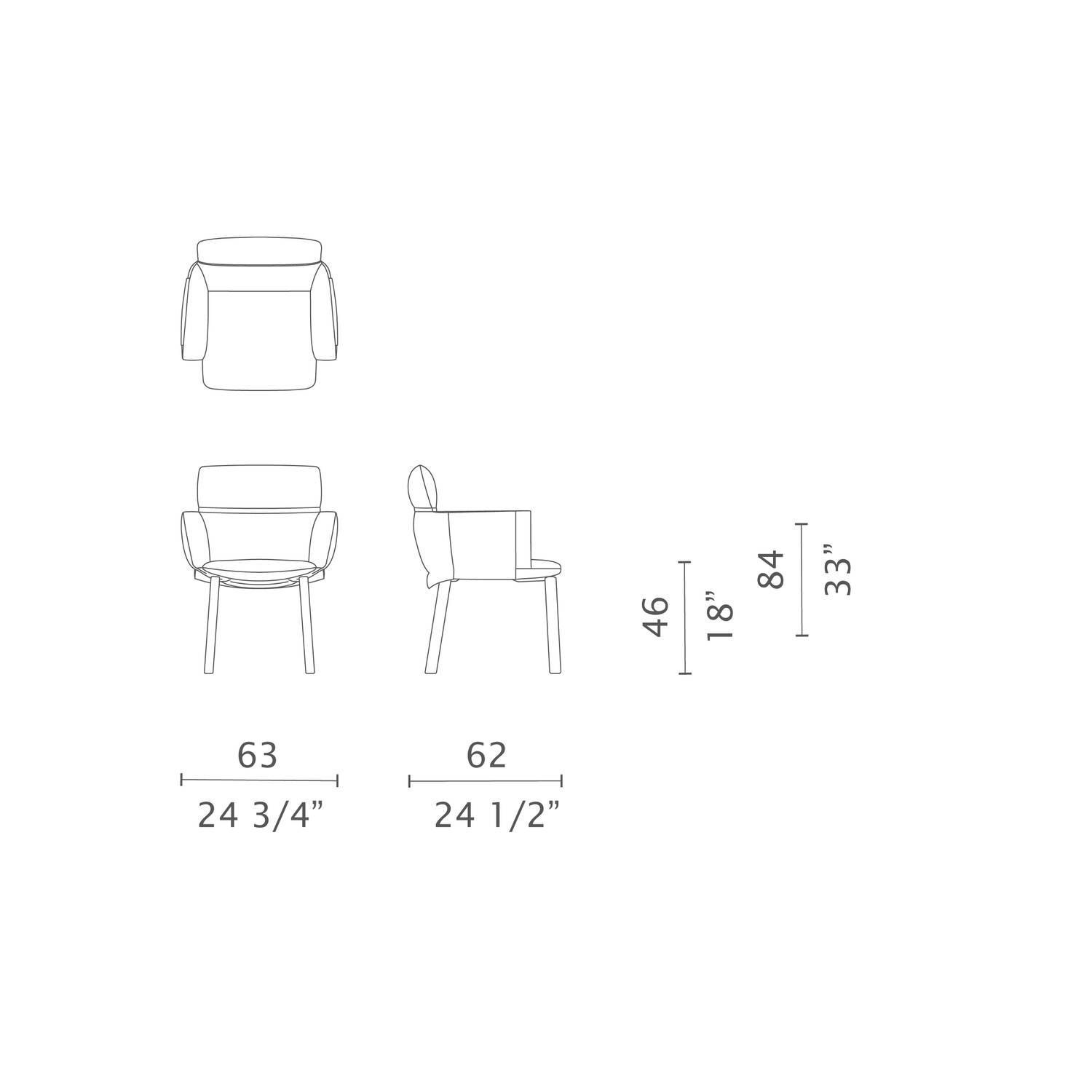 Lud'ina sedia/poltroncina