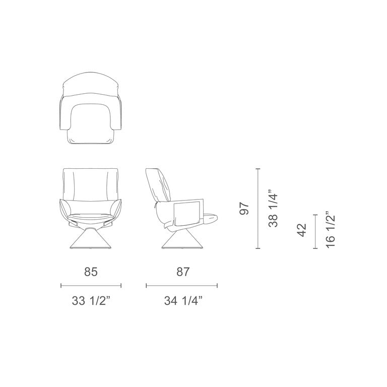 Lud'o Lounge poltrona