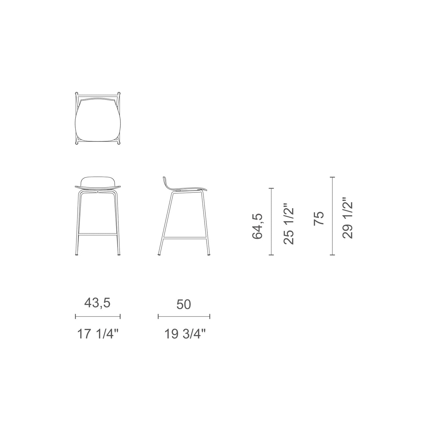 Tate Color Stool sgabello