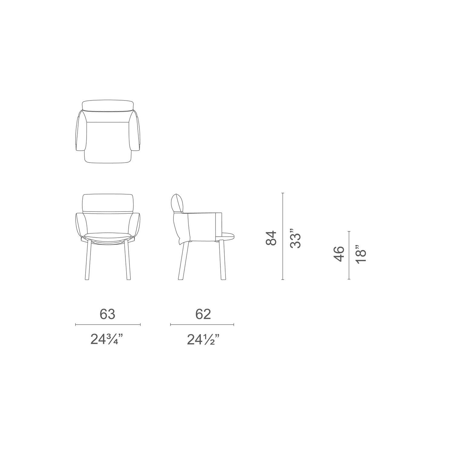 Lud'ina sedia/poltroncina
