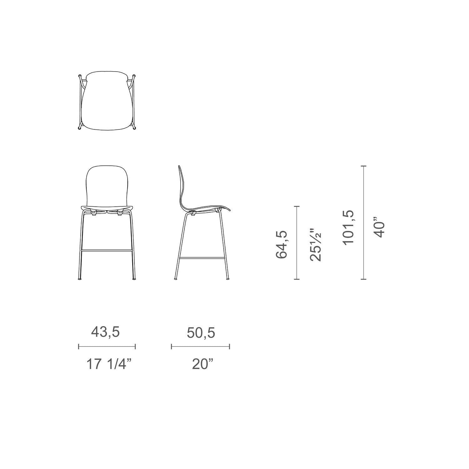 Tate Color Stool sgabello