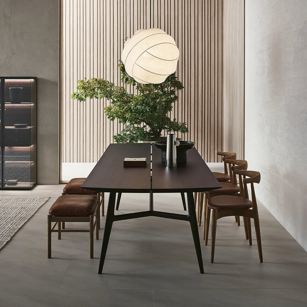 Francis tavolo piano diviso in legno