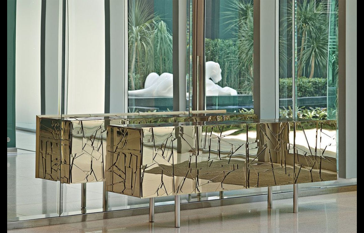 Scrigno silver madia contenitore