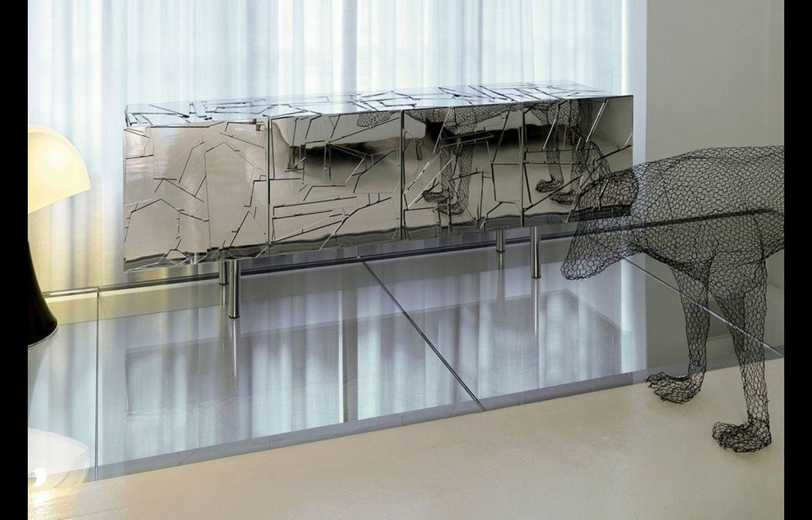 Scrigno silver madia contenitore