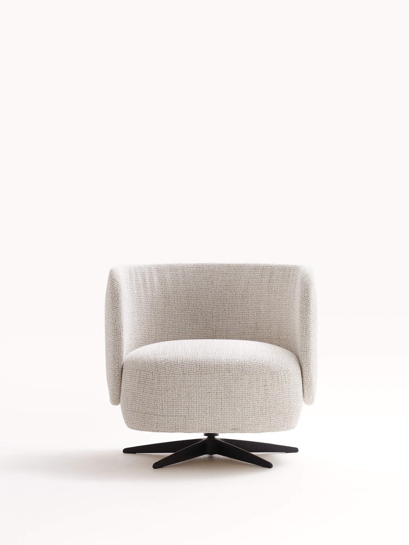 Miki poltrona con base girevole 360° tessuto DA