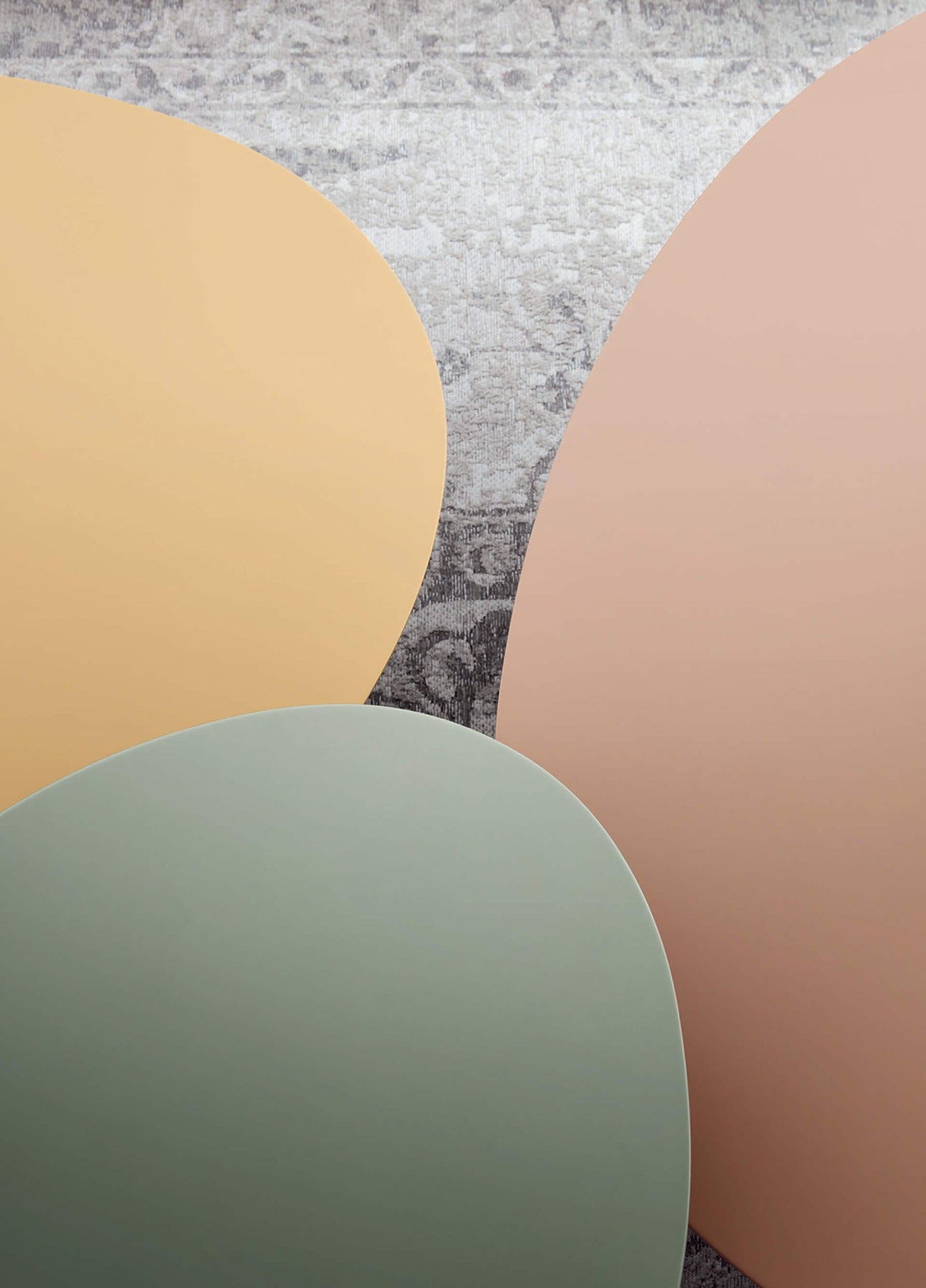 Flowers tavolino laccato opaco H 37/55