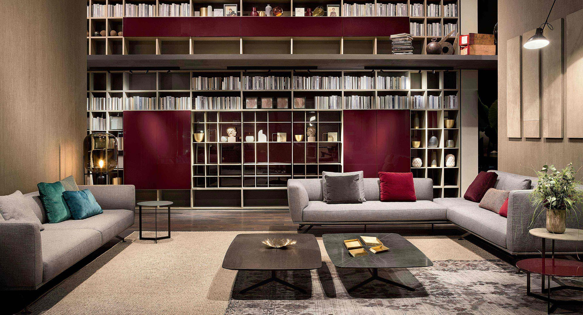 Oydo tavolino piano marmo/rovere/argilla