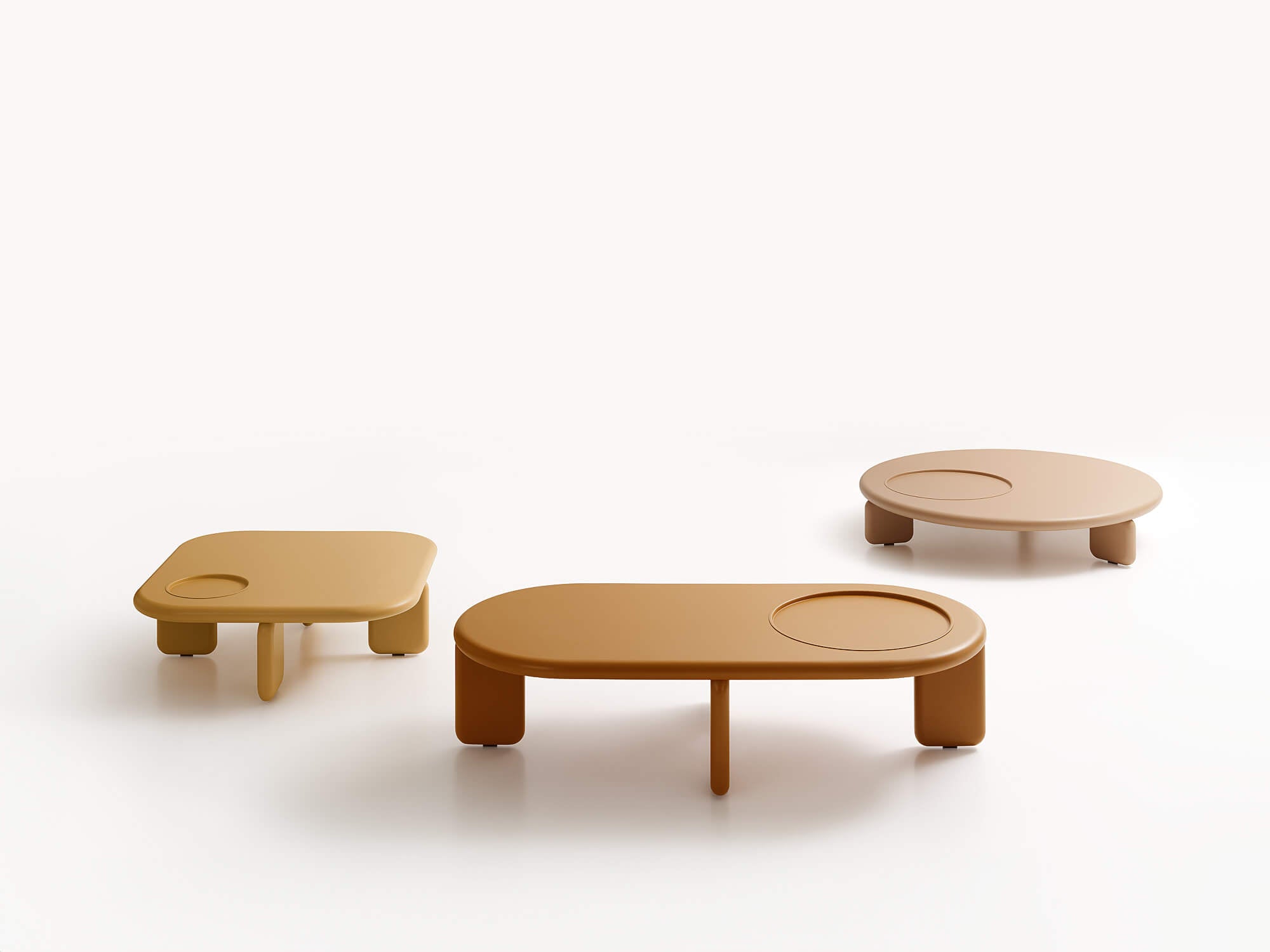 Orion tavolino Ø120 laccato opaco