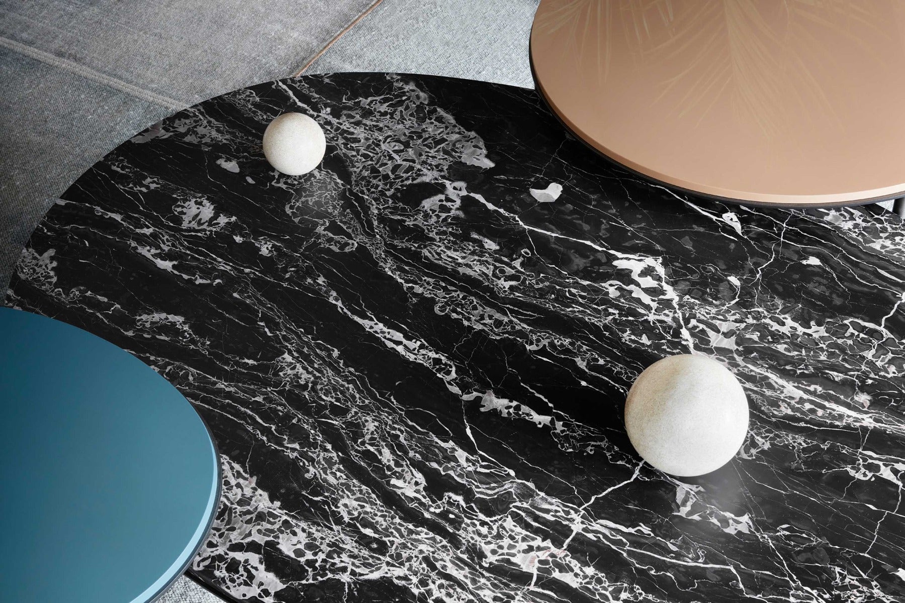 Ortis tavolino piano marmo/legno