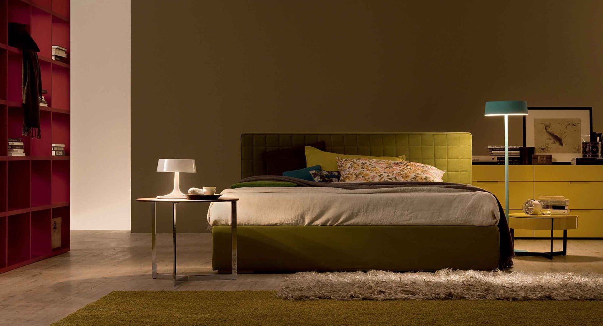 Picolit letto tessuto DA con contenitore