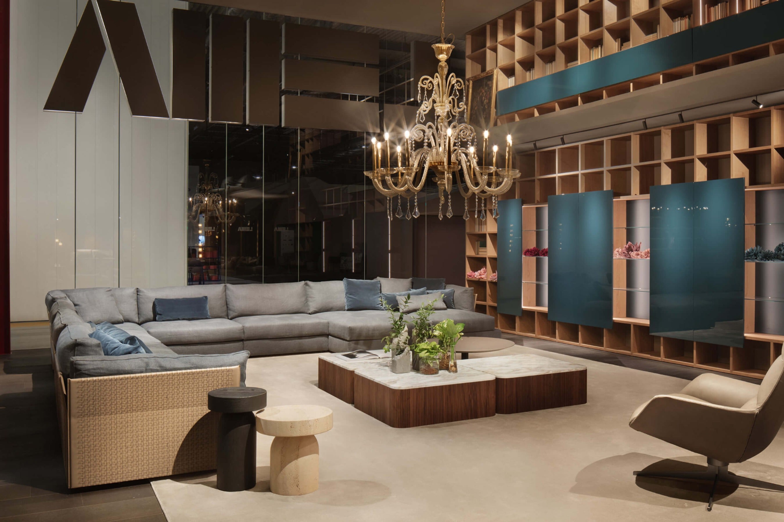 Drum tavolino piano marmo