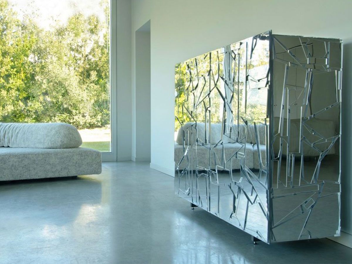 Scrigno silver madia contenitore